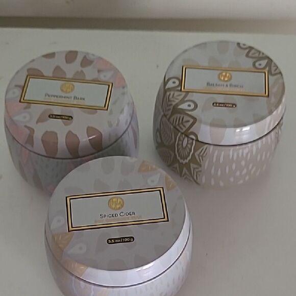 Set of Three Scented Candles - Picture 1 of 10